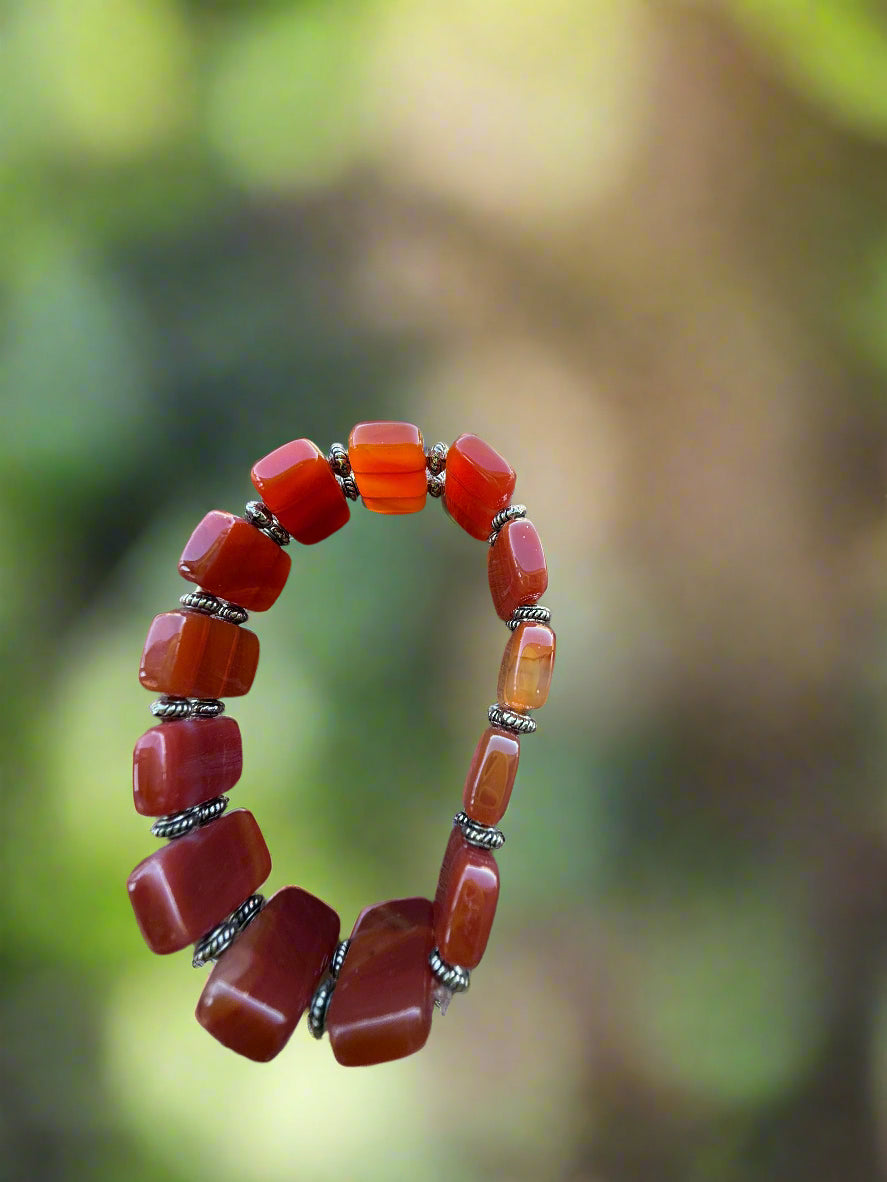red jasper bracelet