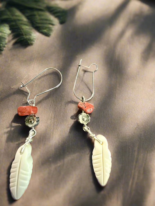 feather earring