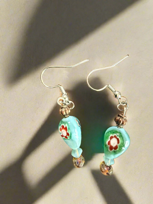 Glass earring