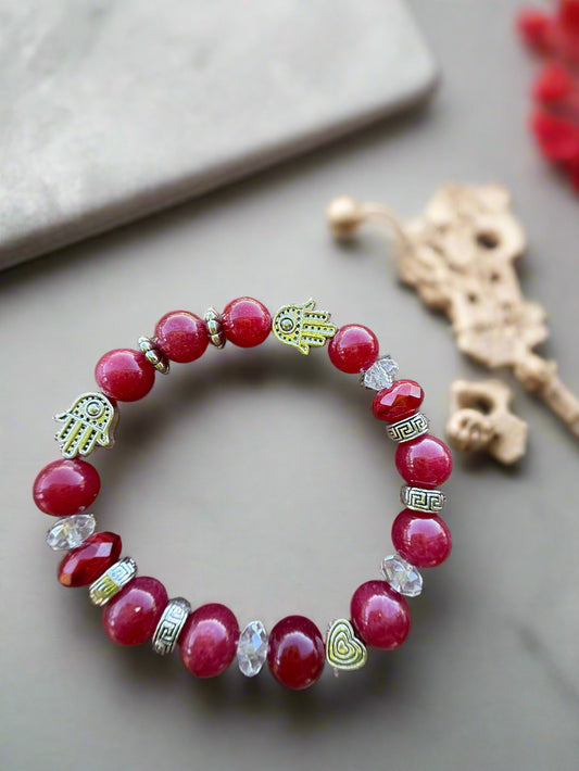 red cranberry bracelet