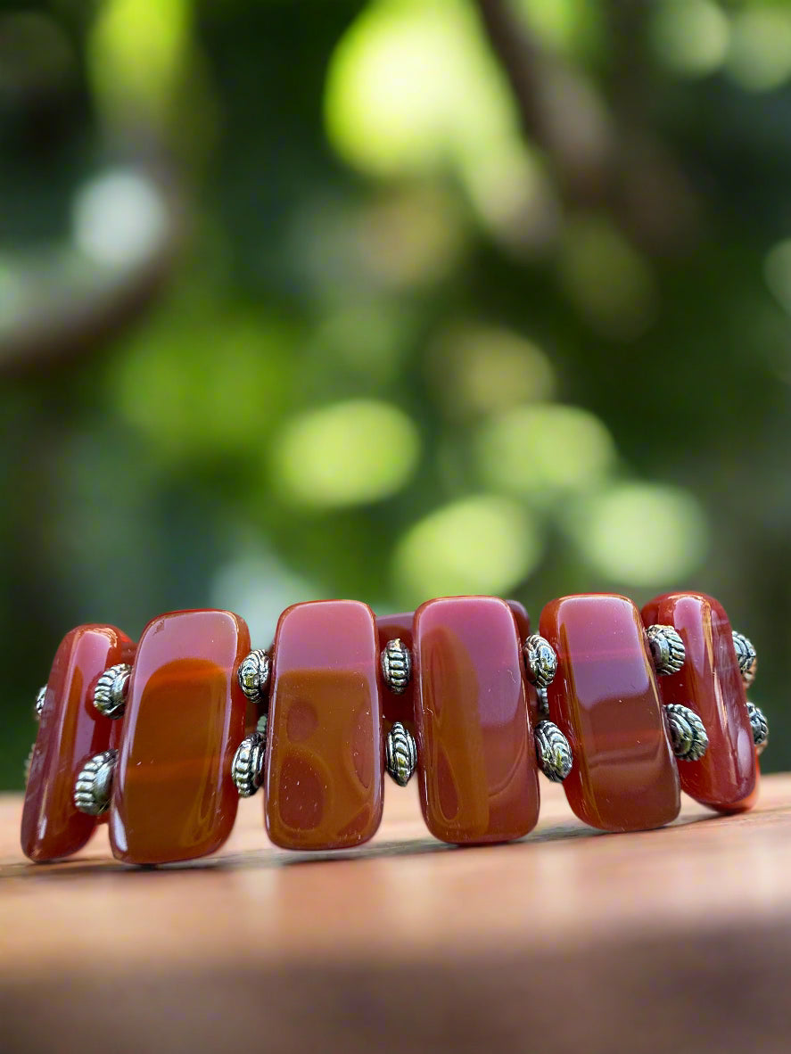 red jasper bracelet