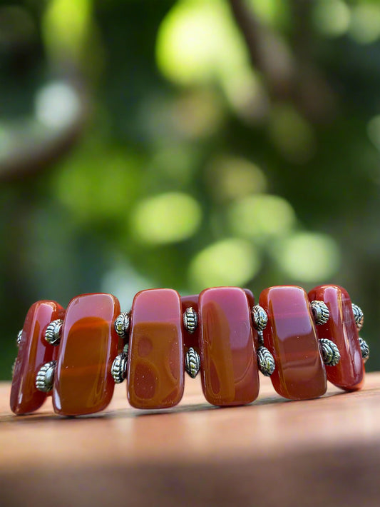 red jasper bracelet