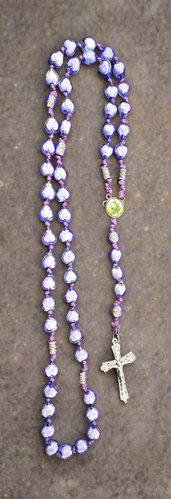 plastic bead rosary